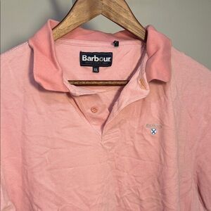 Barbour Men's Light Pink Polo Shirt